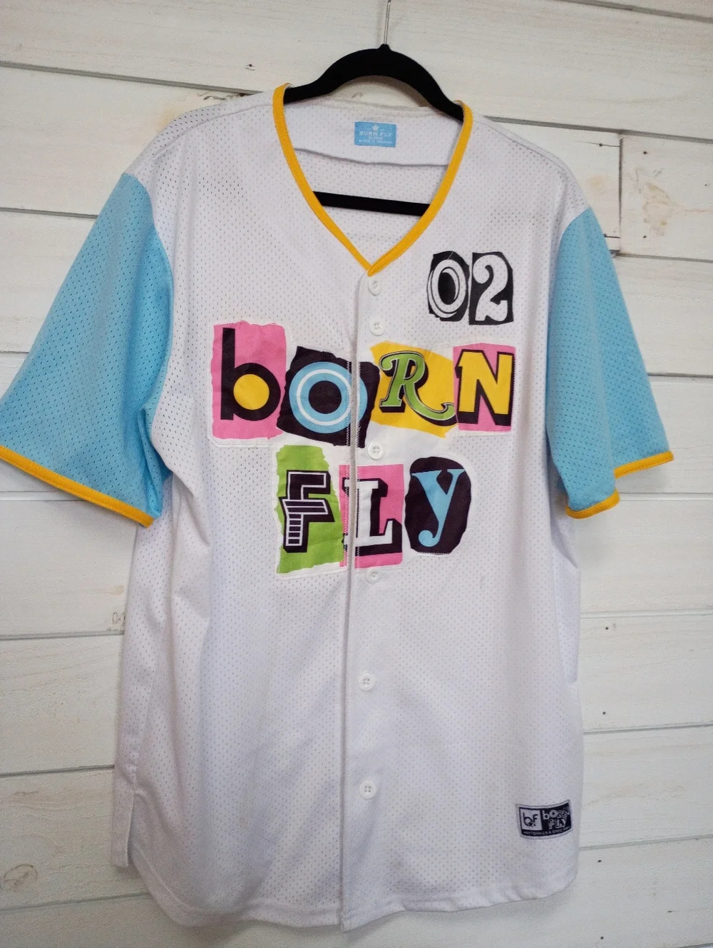 Born Fly Graphic Jersey - White - XL - Picture 3 of 8